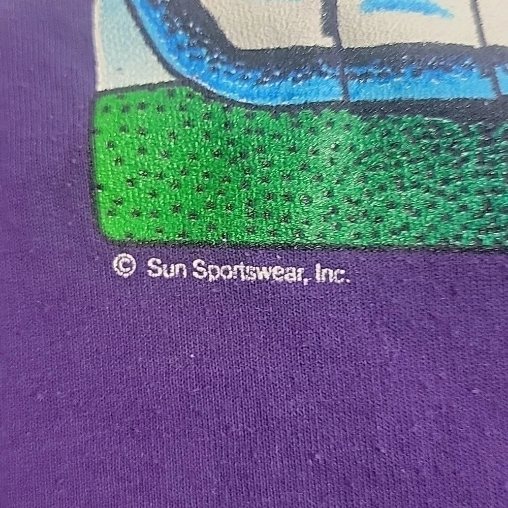 Sun Sportswear Vintage Single Stitch Chrome Cruisers of the 50s Purple Tee